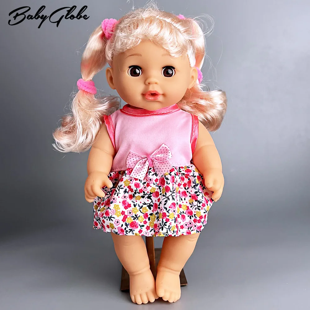 Realistic Full Silicone Newborn Baby Doll, Fashion Reborn Dolls para crianças, Princess Toddler, Kids Toy Gift