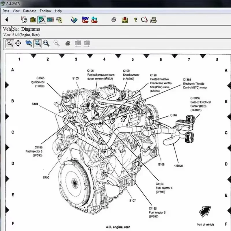 Software de diagnóstico automotriz alldata 2024, que proporciona todos los datos, soporte técnico para coches y camiones con dia