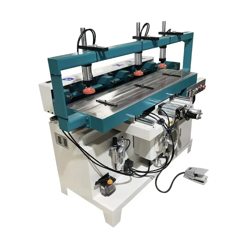 Woodworking Multi-Axis Drilling & Grooving Machine, Multi-Station Horizontal Groover, Automatic Mortising Machine