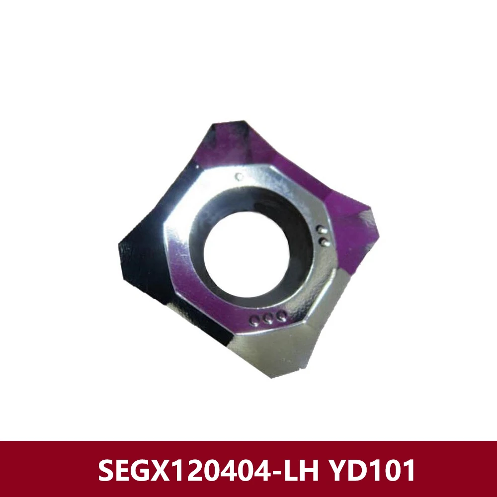 

Оригинальные твердосплавные вставки SEGX120404-LH YD101 SEGX120404 SEGX 120404 SEGX431-LH Держатель токарных инструментов SEGX1204 Фреза с ЧПУ