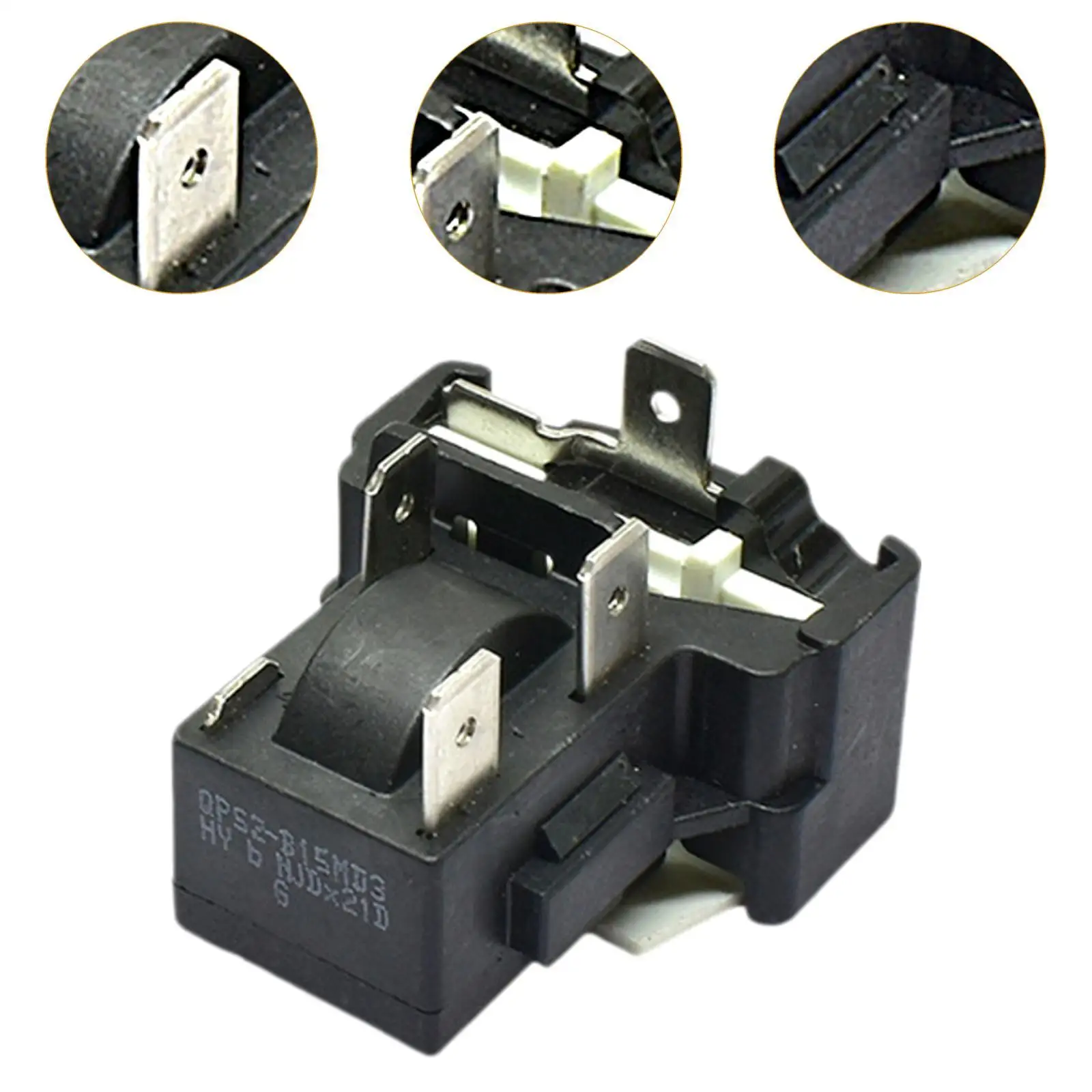 Реле защиты от перегрузки Компрессор холодильника-морозильной камеры Стартер PTC Нижний стартовый ток Многоцелевое реле запуска компрессора PTC