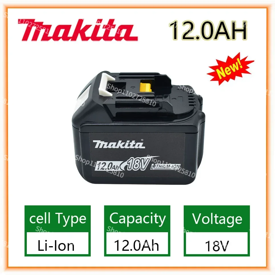 

Makita Replacement 18V 12.0Ah Battery For BL1830 BL1830B BL1840 BL1840B BL1850 BL1850B rechargeable battery LED indicateur