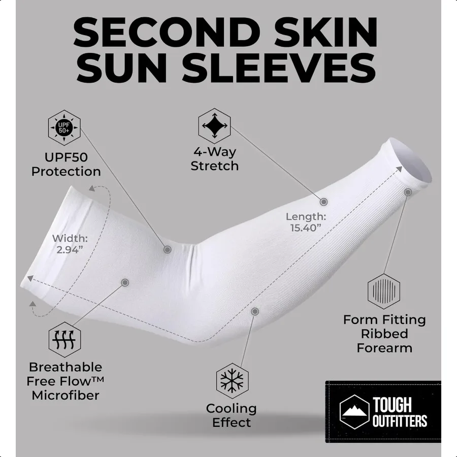 أكمام للحماية من الشمس، أكمام ذراع للأشعة فوق البنفسجية للرجال والنساء، أكمام ذراع تبريد الجولف، أكمام شمسية للبيسبول