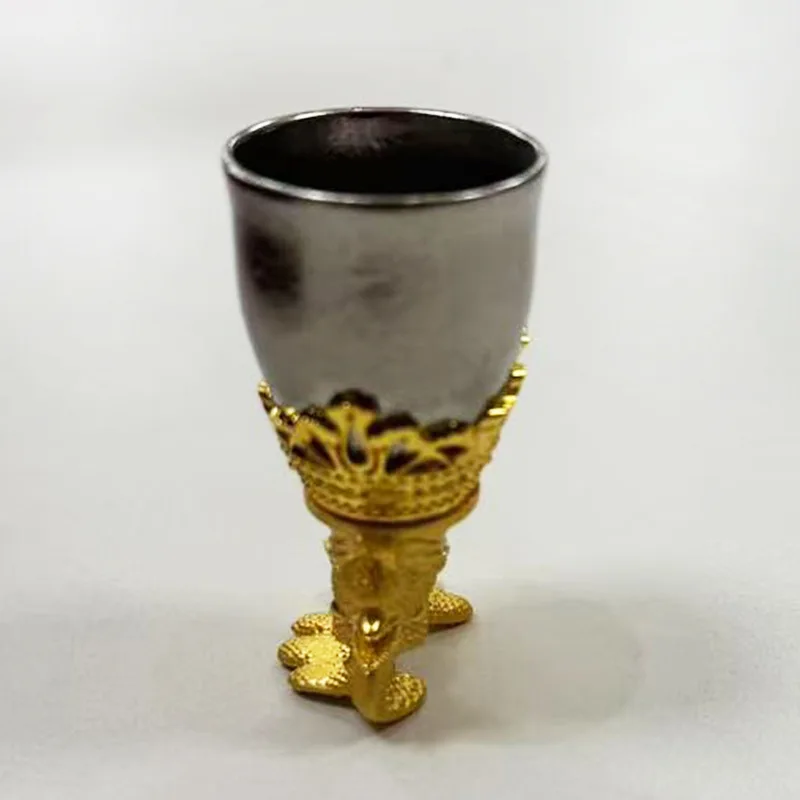 High-end Chinese zodiac Baijiu cup, one cup crystal glass spirit wine dispenser