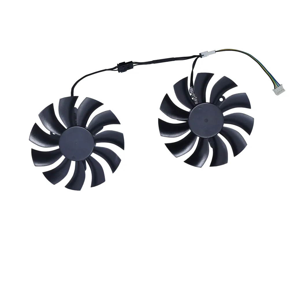 Graphics Cooler,GPU Video Card Fan,For Laptop GPU RTX3060M 6GB,For chip 3070m 8G,2Pcs/Set,PLA09215B12H,42mm 98MM Mounting Pitch