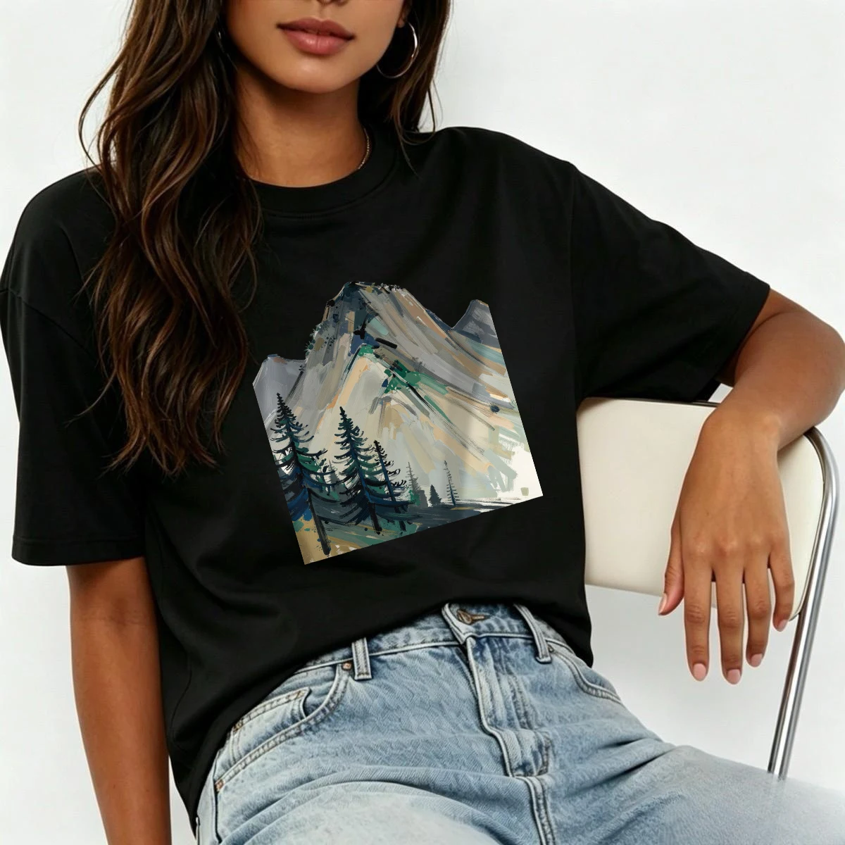 Kaos Wanita Desain Wanderlust - Women Formal Wear Designers ulasan dan harga