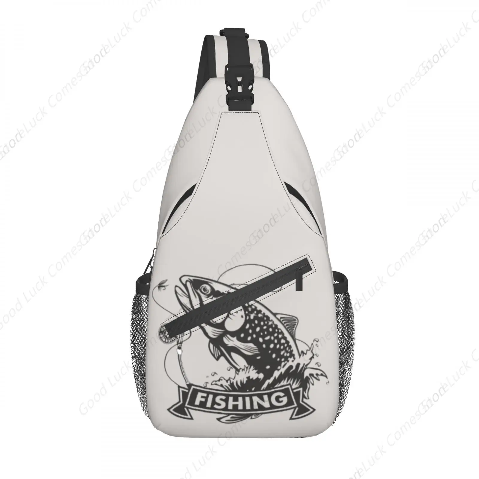 

Fishing Lover’s Bag Crossbody Bags Trendy Sling Backpack Chest Shoulder Bag Gym Cycling Travel Hiking
