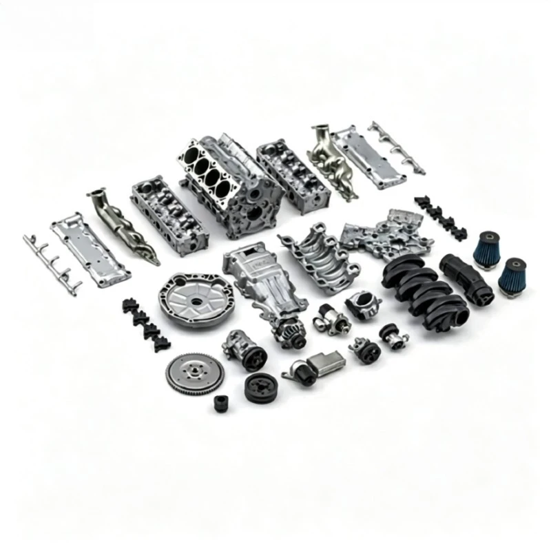Mini V8 Engine Model, Assembled, Power Engine Can Be Started，Accessories