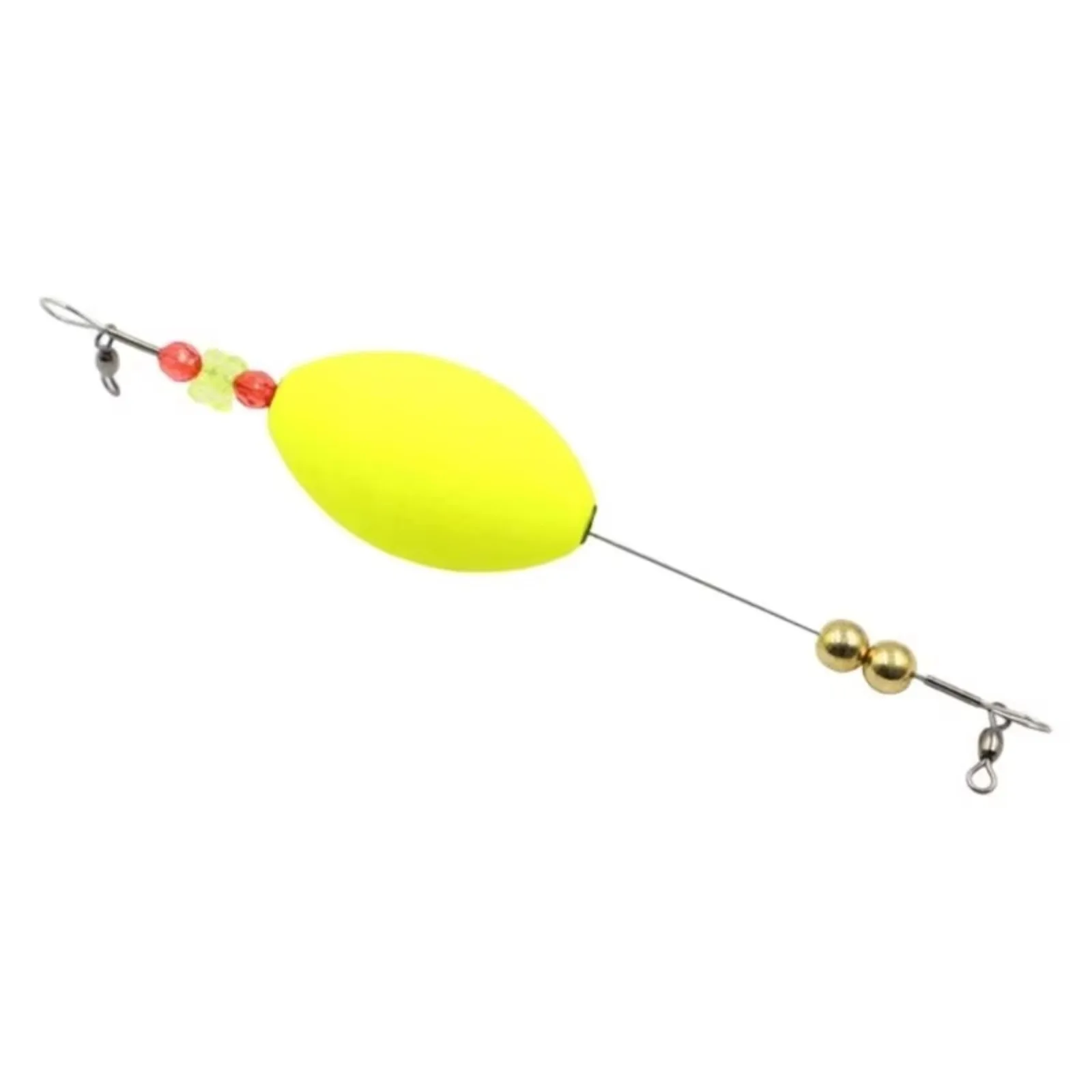 

EVA Foam Fishing Float Bobber with Tuff Wire Brass Beads High Visibility Buoy for Saltwater Freshwater Fishing Tackle Accessorie