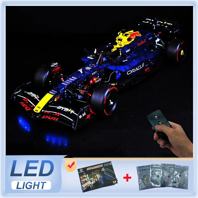 

DIY LED Light Kit For LEGO 42206 Technical Sports SF-24 F1 Vehicle (Only LED Light,Without Blocks Model)