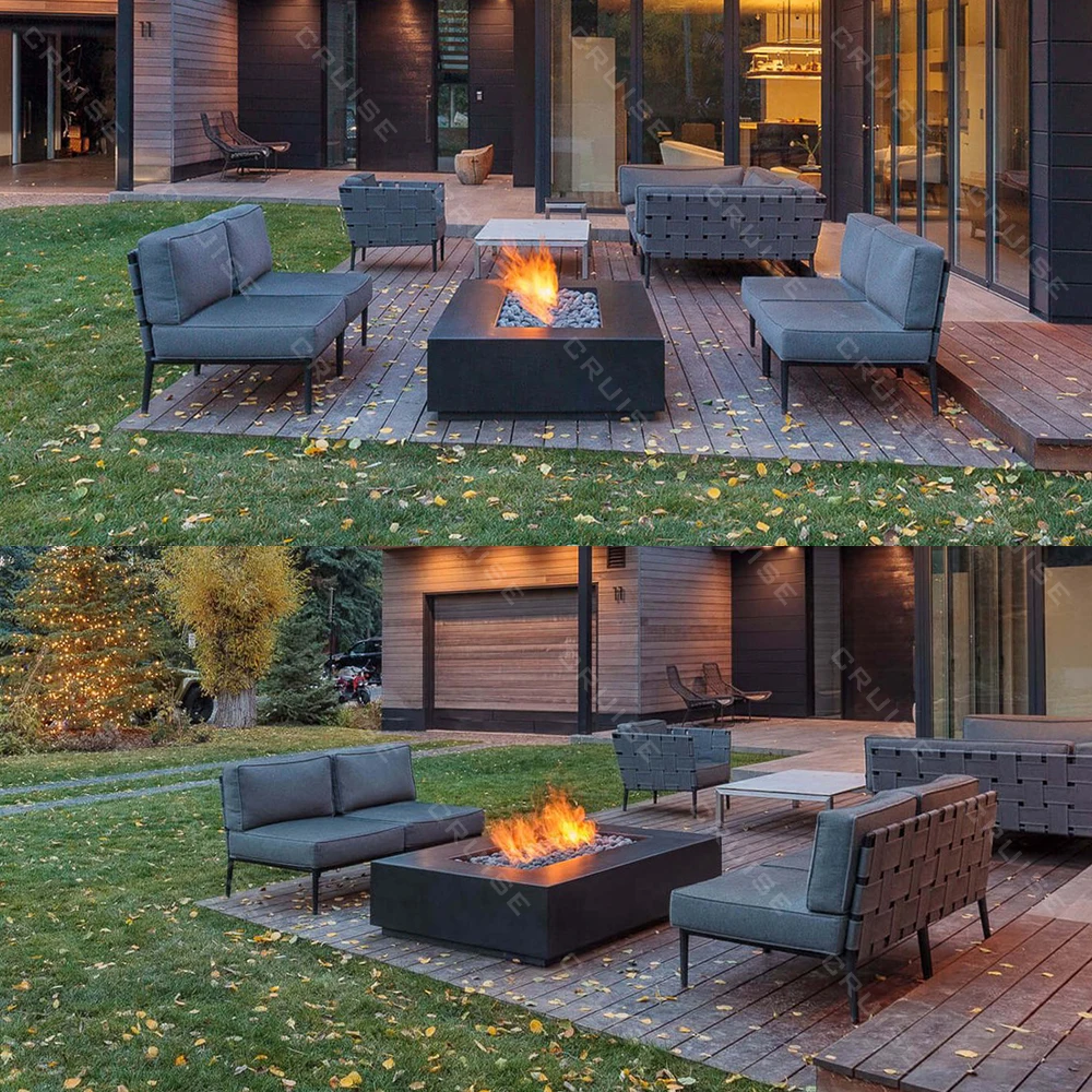 1450*850*300mm Outdoor Furniture Wood/Gas/Alcohol/Atomization Custom Core High Quality Fireplace Stove Table Fire Pit