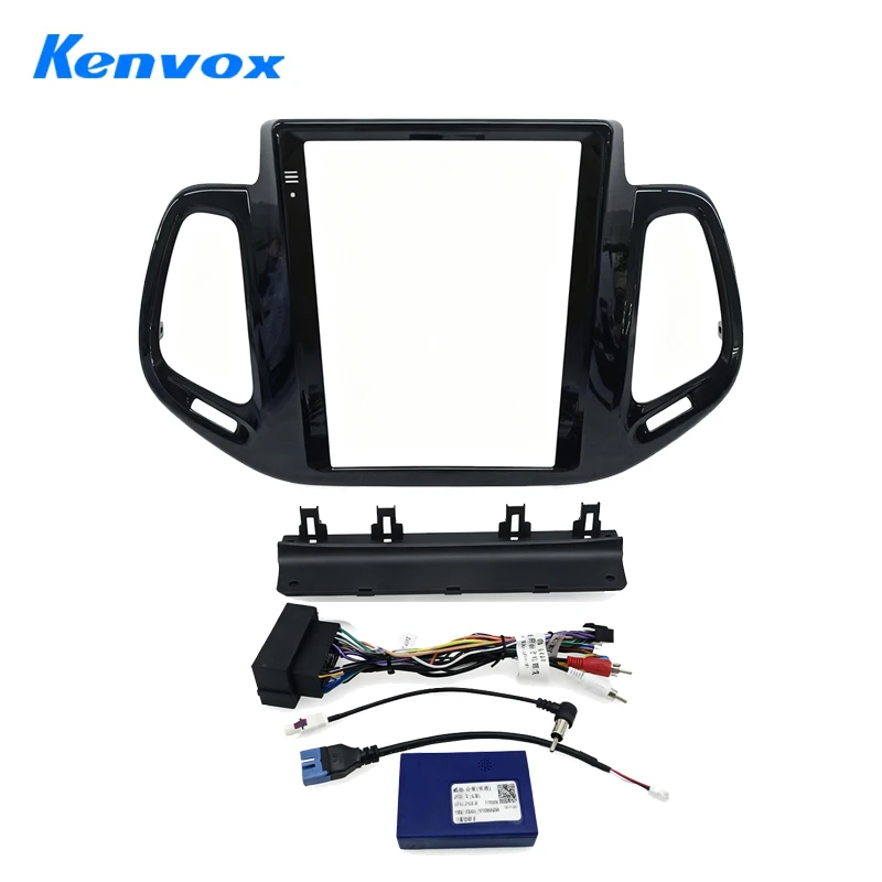 kenvox-97-tesla-vertical-screen-car-radio-fascia-frame-for-jeep-2017-compass-dash-kit-install-panel-wire-harness-adapter