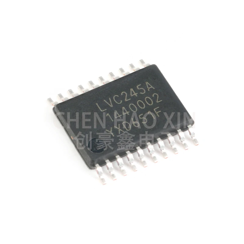 10Pcs New Original 74HCT245D, 653 SOIC-20 tri state output eight bus transceiver chip