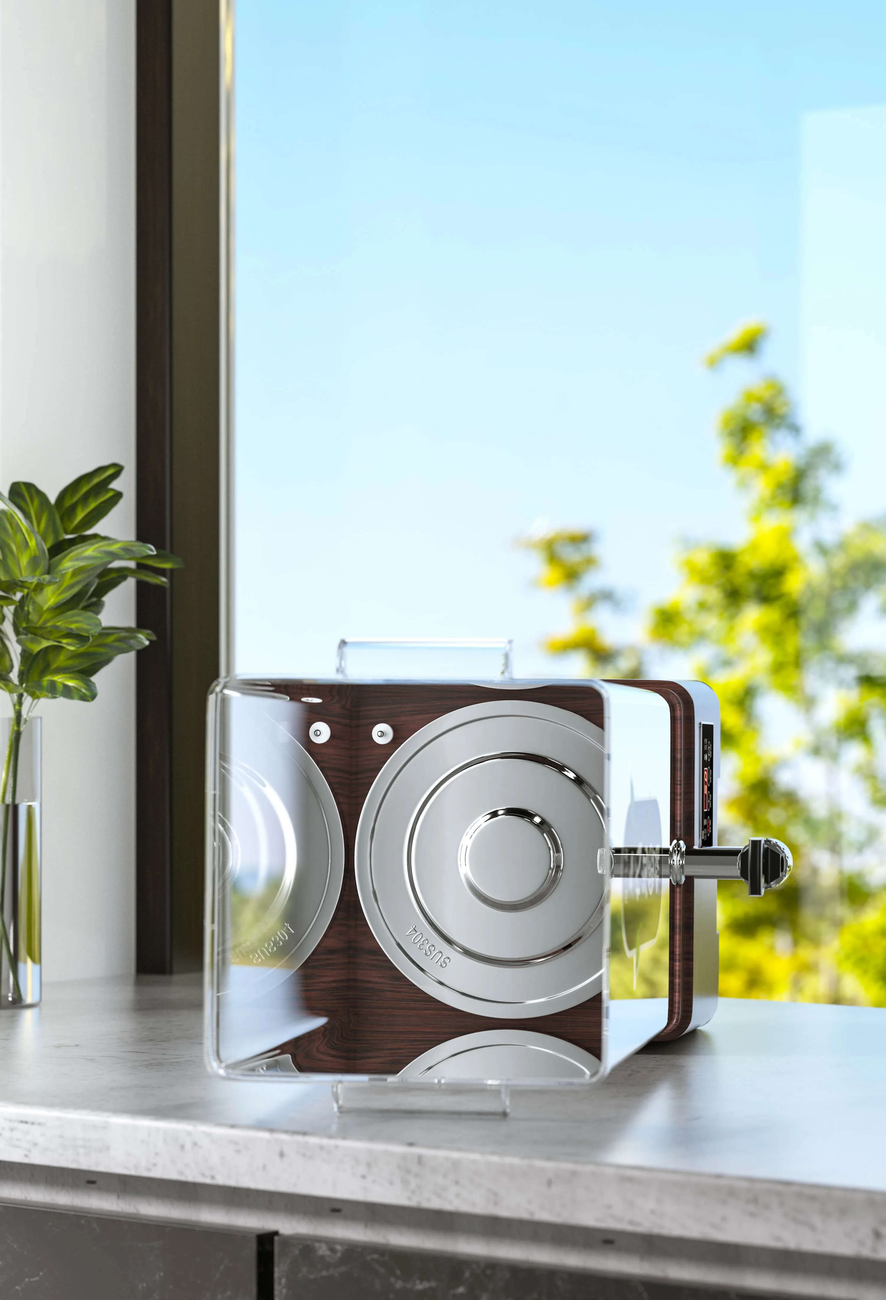 سخان مياه بخار كهربائي ، غلاية شاي تسخين سريع ، تحكم في درجة الحرارة ، استخدام منزلي وفندق