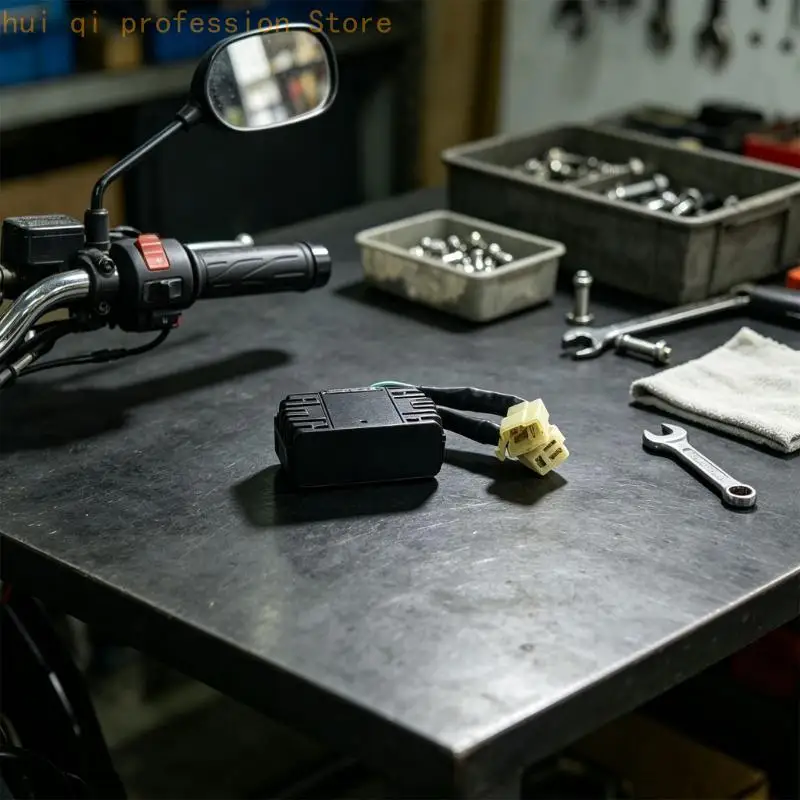 Motorrad-Elektro-Reparaturregler, 12V-Stromregler-Baugruppe mit geformten Anschlussklemmen, für GY6 50cc bis 250cc Garage – Detail 10