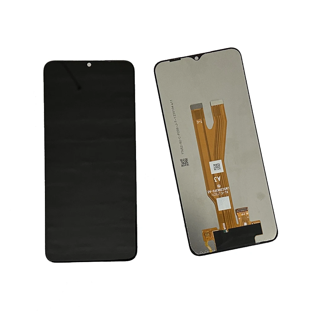 Layar sentuh LCD ZTE Blade A53 A53 + Plus, rakitan Panel Digitizer layar sentuh 6.52 inci hitam