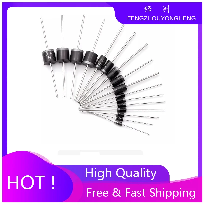 100PCS FR207 FR307 FR607 UF2004 UF4007 UF5408 SR2100 SR260 SR360 SR540 SR560 SR5100 Diode DIP Free Ship FR104 FR107 FR157