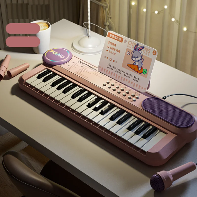 Portable Baby Piano Multi-Function Electronic Organ, Children's Instrument, Beginners to Practice, Early Education