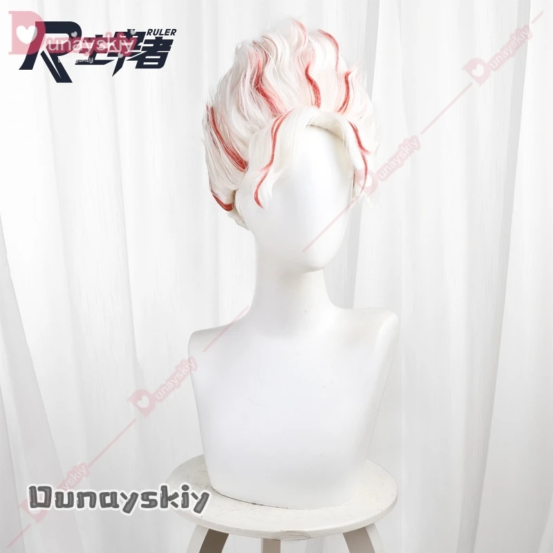 Okarun-Occult-kun Cospaly Wig Anime Dandadan Turbo Granny's Powers White Short Hair Heat-resistant Fiber Hair Free Net Halloween