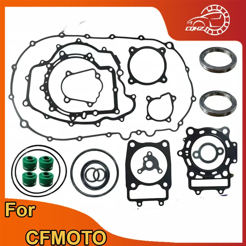 CQHZJ Motorcycle Engine Overhaul Gasket Full Vehicle Gasket For CFMOTO CF500 ATV X5 Z5 87.5mm Cylinder Bore 0180-023004