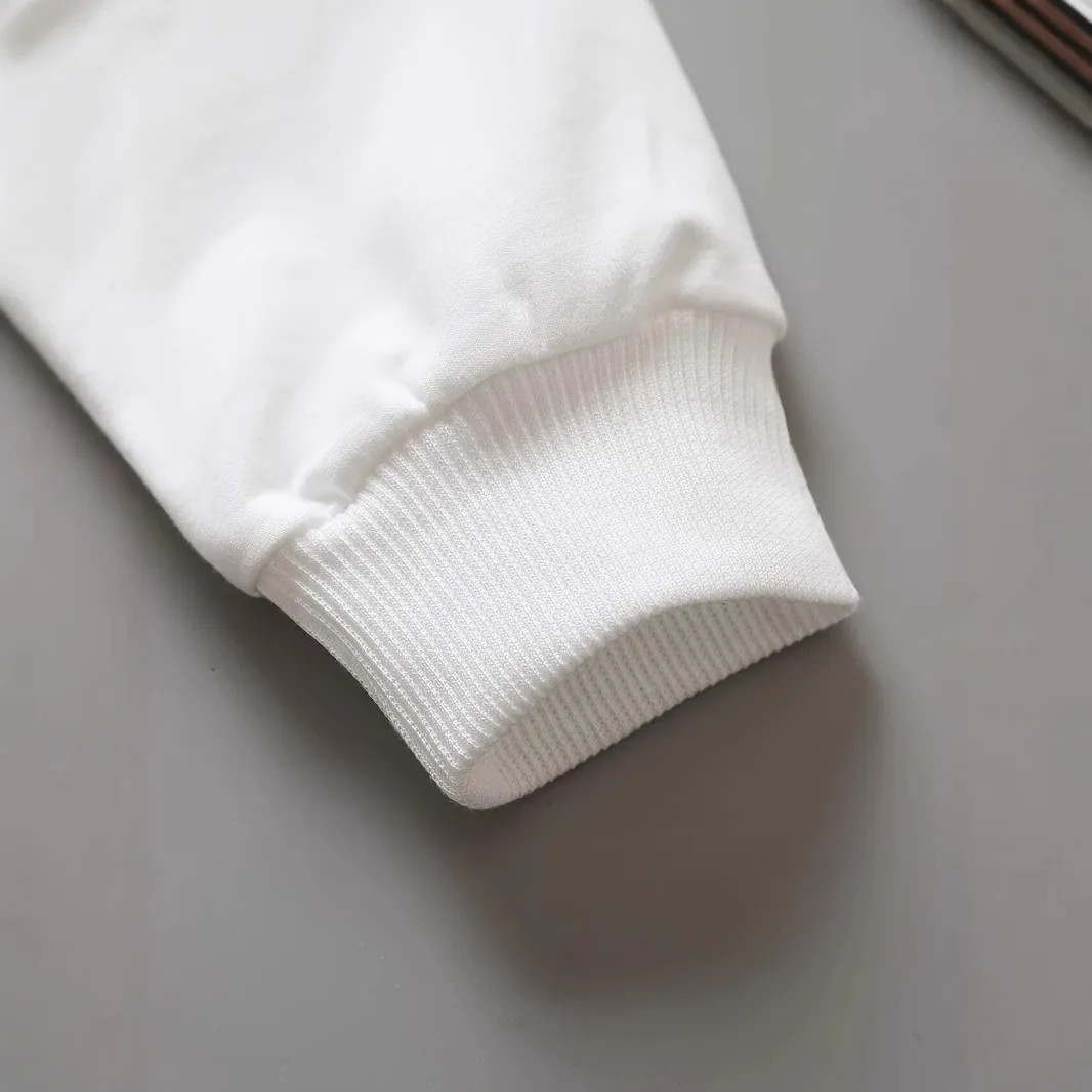 الفتيات ربيع الخريف أزياء الملابس مجموعات طفلة طويلة الأكمام الكرتون طباعة البلوز + ليوبارد ضيق بنطلون بدلة رياضية