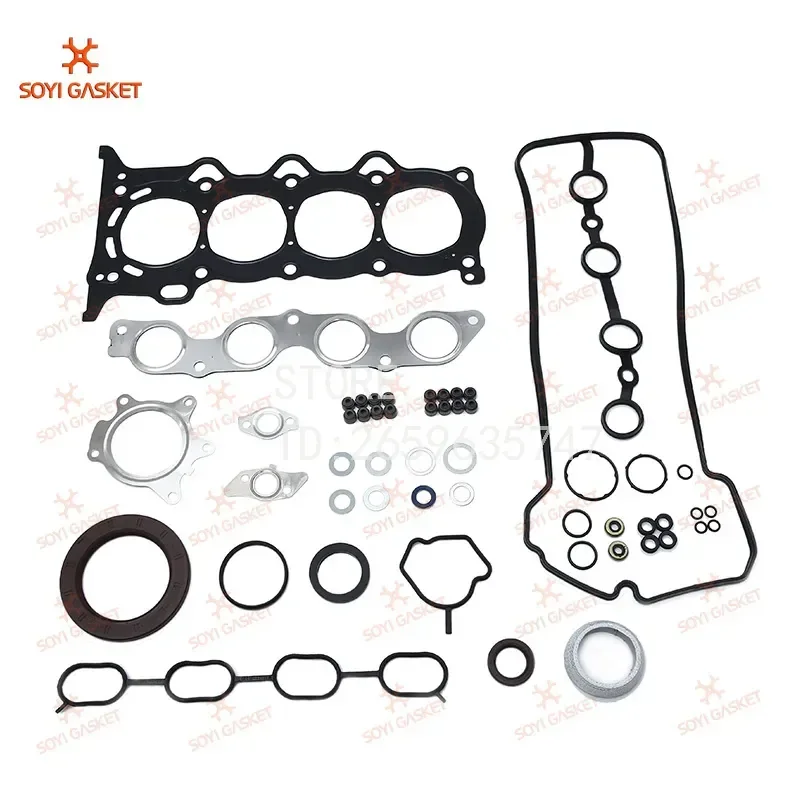 Engine Overhaul Kit Repair Kit Assembly Exhaust Cushion for 1NZ 2NZ 04111-21040