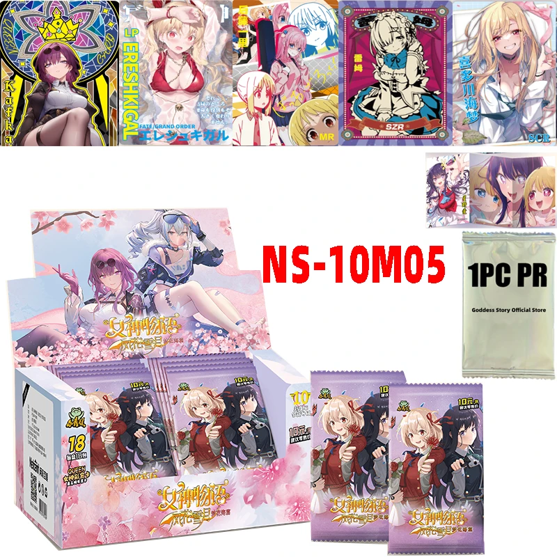 2023 New Goddess Story Ns 10m05 Collection Cards  Promo Packs Tcg Booster Box  Bikini Rare Anime Table Playing Game Board Cards