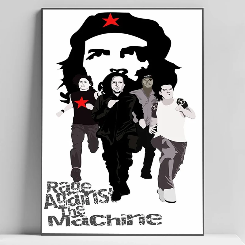 

Rage Against the Machine Band Decoration Art Poster Accessories for Home Decor Items Decorative Wall Prints Vintage Room Posters