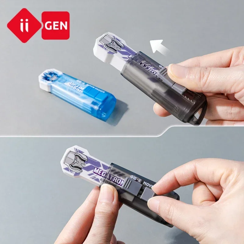 Iigen Transformers Image Megatron Cool Cartoon Creative Style Push-pull Eraser Stationery Student Boys Christmas Birthday Gift