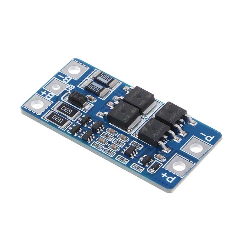 BMS 2S 10A 7.4V 8.4V LiFePO4/Lithium Battery Charge Board with Balance Equalizer Short Circuit Protection for LED Power Supply