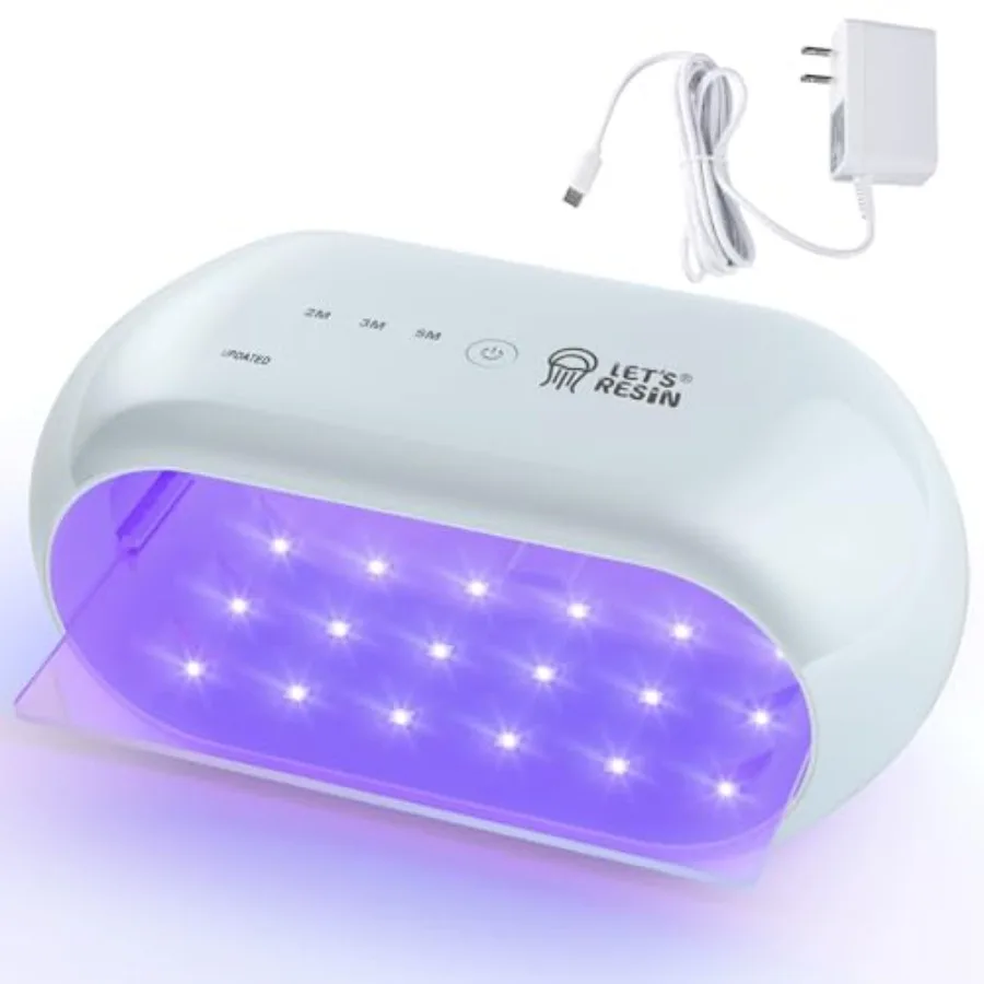 UV Light AdvancedTwo-Sided Longer time Setting 2m 3m 5m UV Resin Light with 36 LED Beads Large Size UV Lamp for Resin Curing Re