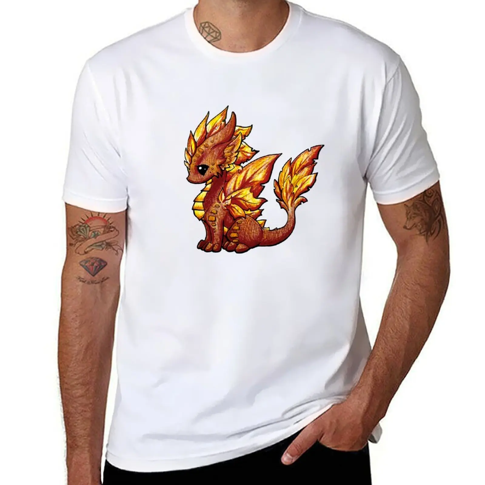 

Autumn Dragon T-Shirt man t shirts for men casual t shirts for man cotton soft T-Shirt