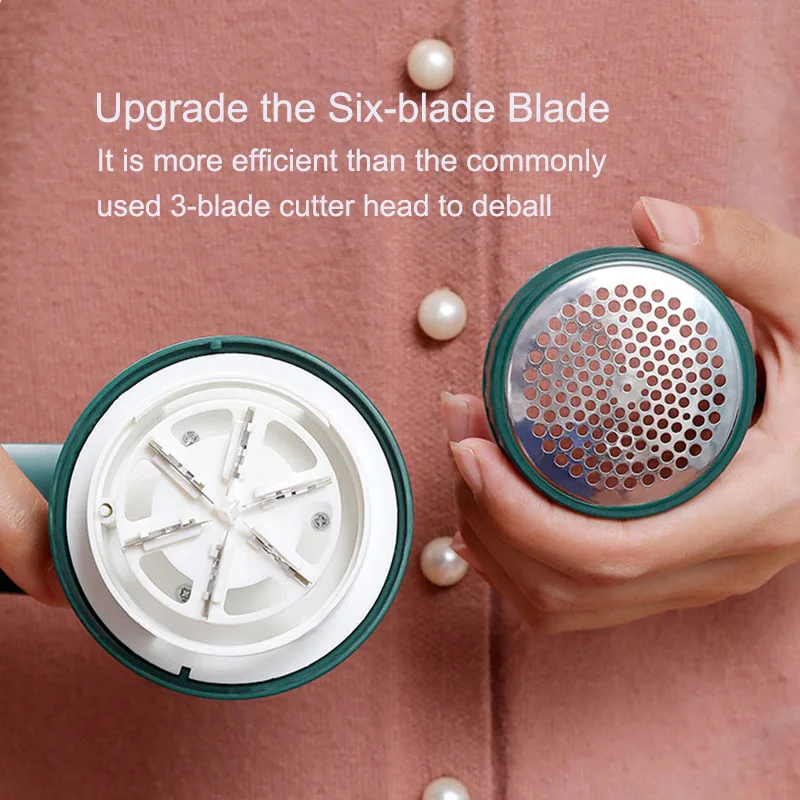 Detachable Cleaning Electric Lint Remover Portable USB Charging Clothes Fuzz Pellet Sweater Fabric Hair Ball Trimmer