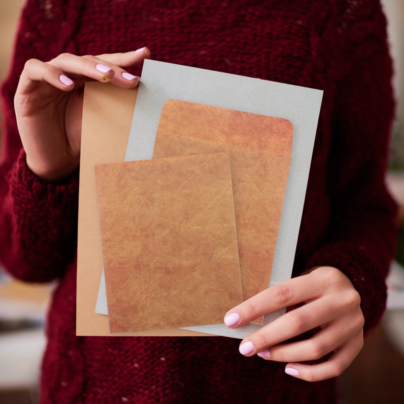 

50Pcs Kraft Paper Storage Envelopes Vintage Small Envelopes for Plant Vegetable Cash Letters Home Organization