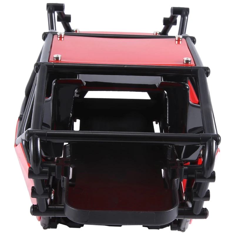 Rock Buggy Body Shell Chassis Kit para 1/10 RC Crawler Car Axial SCX10 II 90046 UTB10 Capra, vermelho