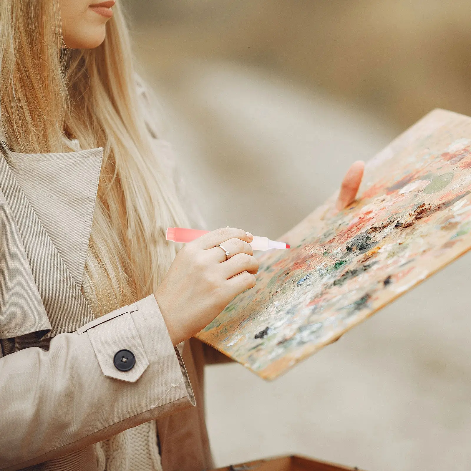 

8Pcs Assorted Pastel Colored Highlighter Pens for Students Kids School Office Scrapbooking Journaling Art Design Noting Safe