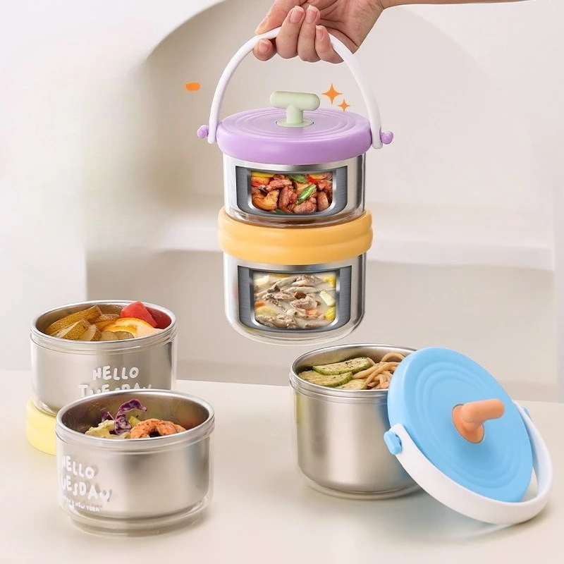 

Insulated lunch box, insulated bucket, small soup box, soup cup, porridge cup, soup pot, portable breakfast box, compact