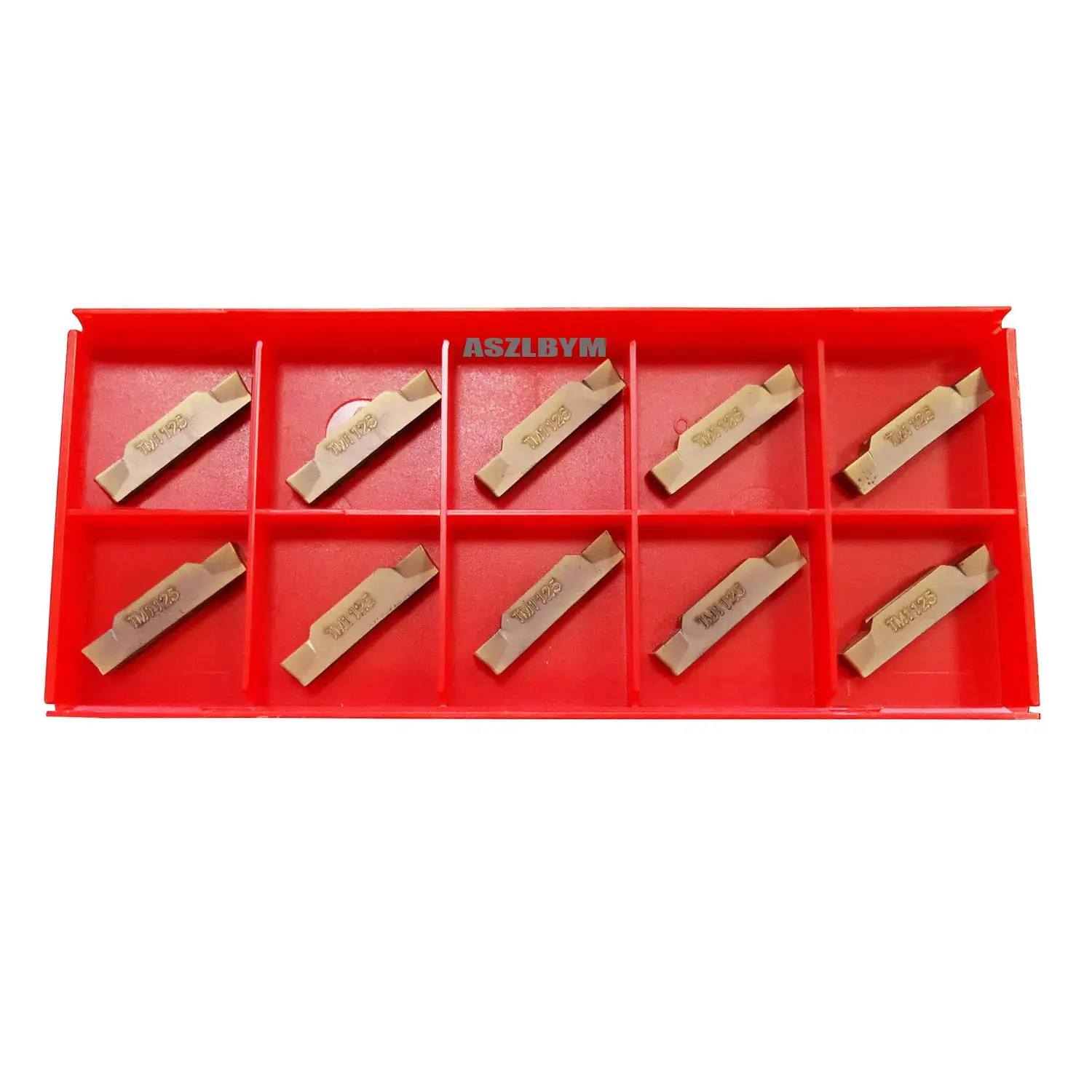 10PCS N123H2-0400-0004-TF/N123H2-0400-0004-TM 1125 4mm Cutting Width PVD (Ti,Al) N Coated CNC Carbide Turning Grooving Inserts