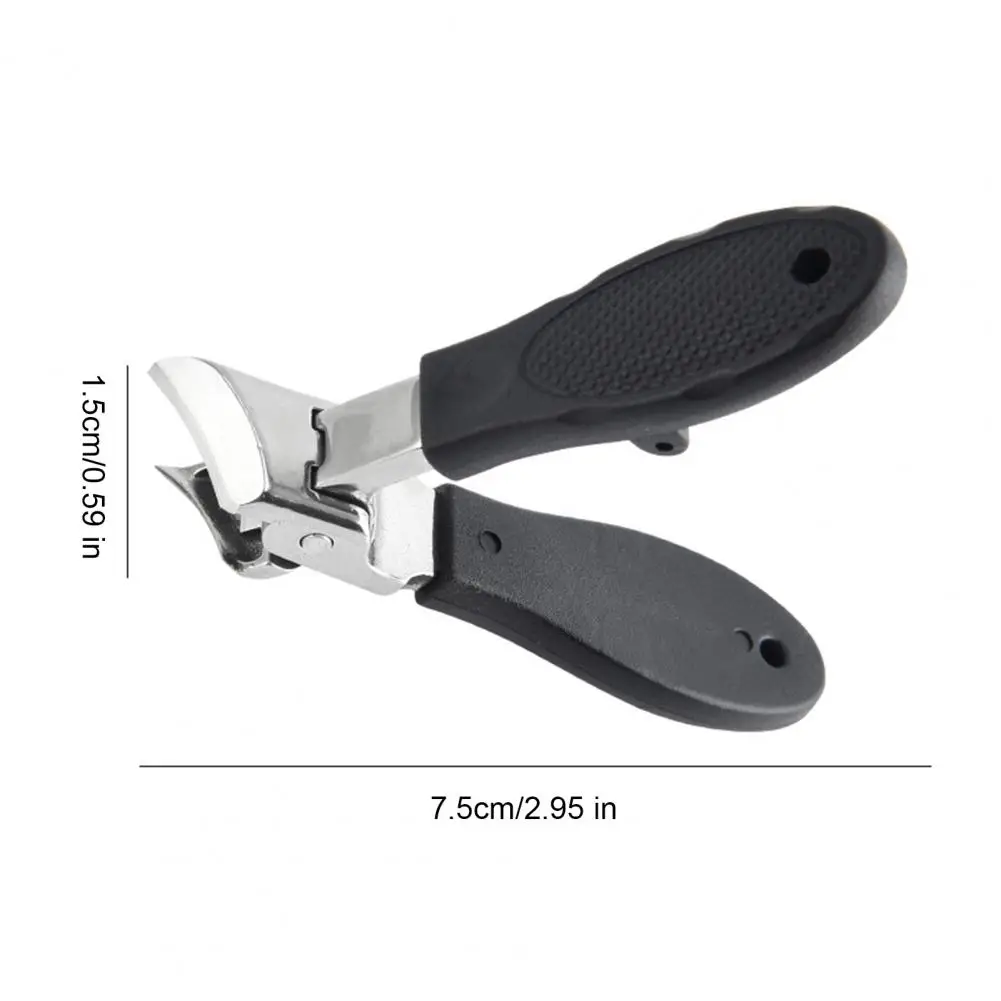 Slanted Nail Clipper Oblique Blade Ingrown Toenail Clipper for Ingrown and Thick Nails Stainless Steel Ingrown Nail Clipper