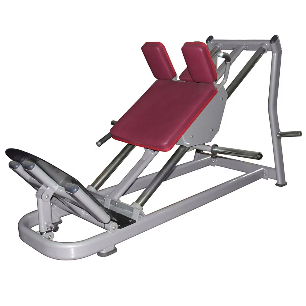 AiroCommercial Weightlifting Machine Gym Equipment 45 Degree Hack Squat Machine Fitness Facility