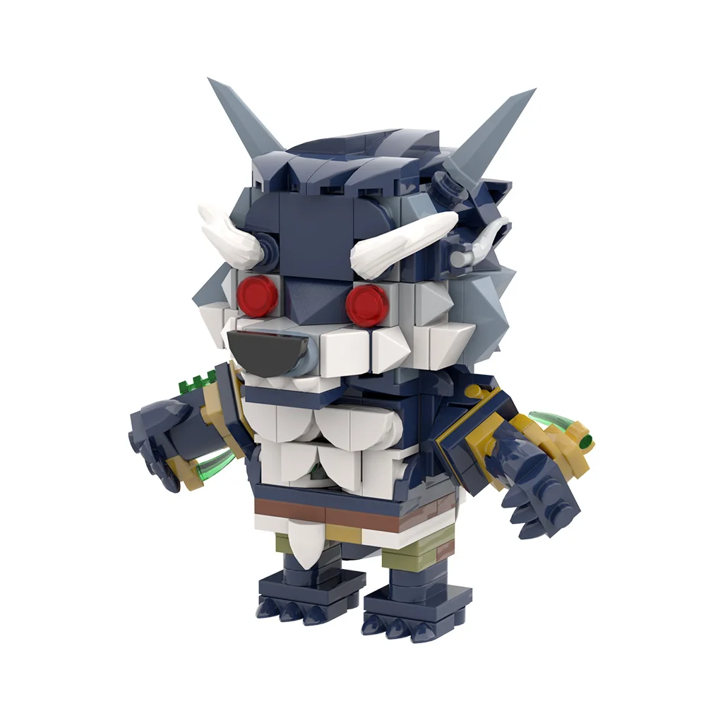 

Фильм игры MOC Arcane Brickhead, строительные блоки, оборотень, Hilco, алхимик, фигурка, модель дисплея, собранные игрушки, подарок для ребенка