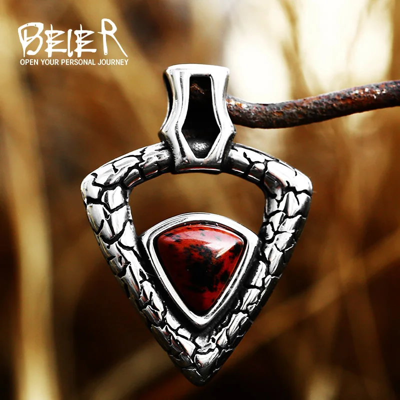 BEIER Jewelry Metal Stainless Steel Necklace for Men Fashion Jewelry Mammoth Molars Pendant Necklace For Women Jewelry BP8-687