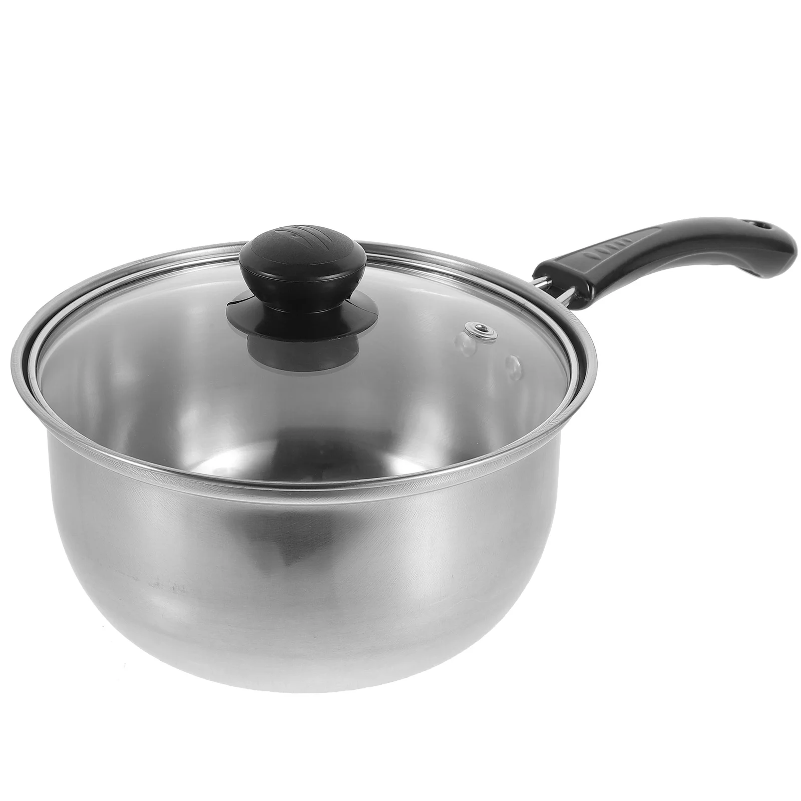 

Household Heat-resistant Milk Stockpot Handheld Milk Heating Pot Non-stick Saucepan small saucepan with lid