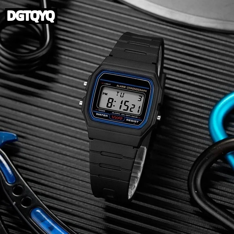 F91W Digital Watches for Men Women LED Electronic Wristwatch Waterproof Sports Military Watch Female Clock Relojes Digitales