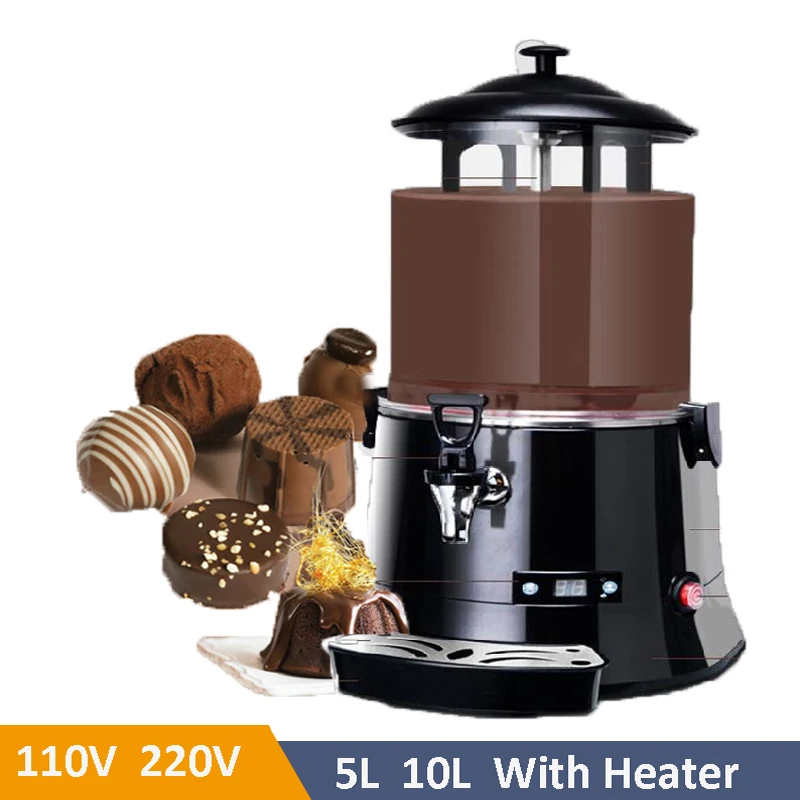 

Commercial Chocolate Melting Machine 5L/ 10L Commercial Electric Hot Drink Mixer Mixer Coffee Milk Wine and Tea Distributor