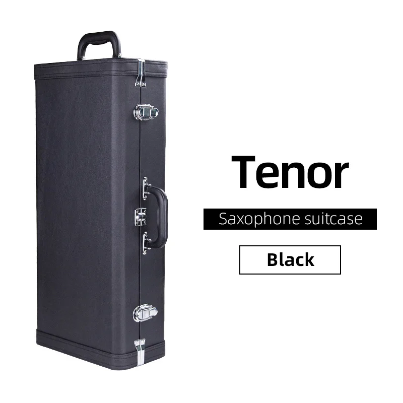 E-Flat Alt-Saxophon und B-Flat Tenor-Saxophon Spezieller Transportkoffer, Instrumenten-Rucksack, Tragbarer Reisekoffer, Hartschalenkoffer – Detail 8