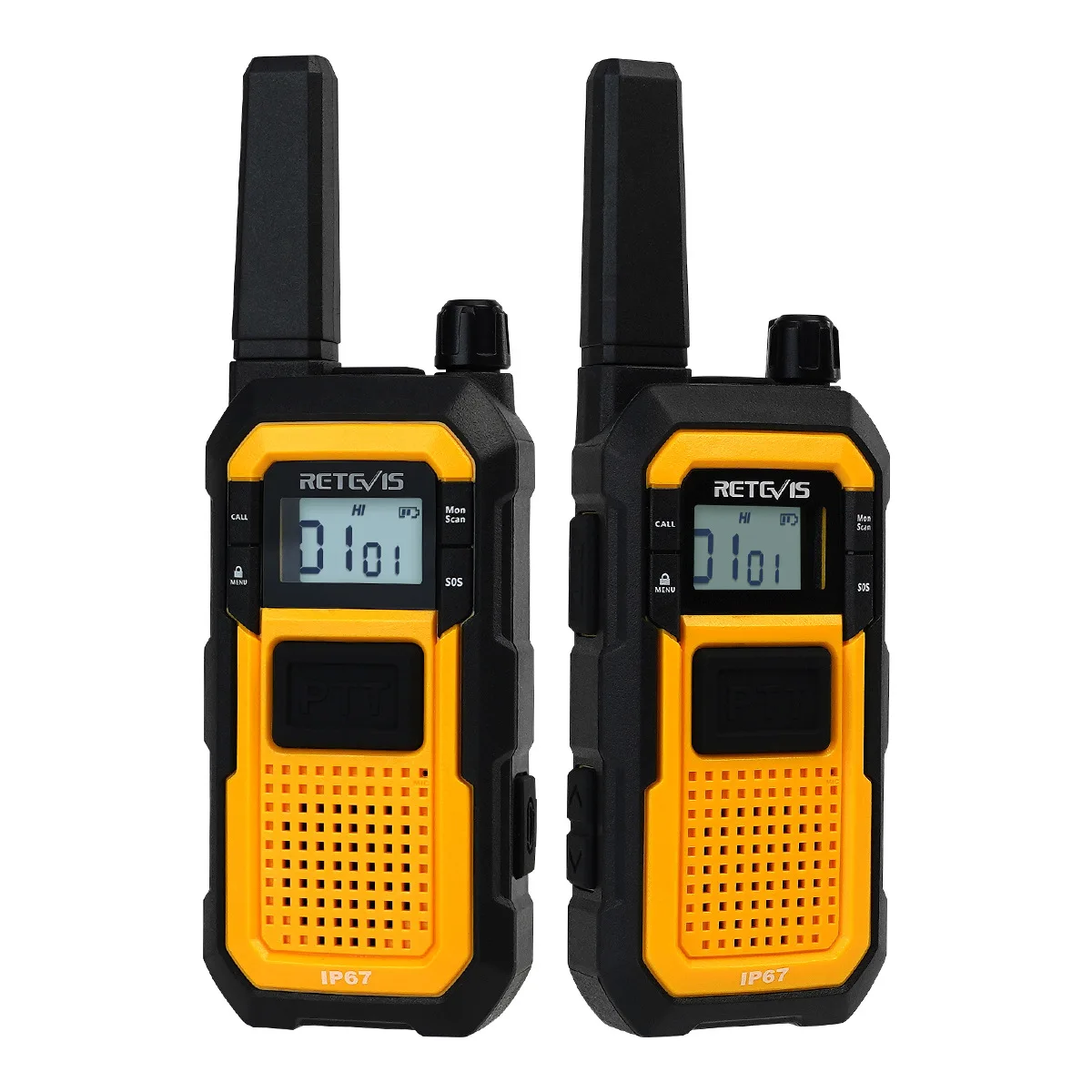 

Heavy-duty Industrial Walkie-talkies with Two Sets of Dual PTT IP67 Are Waterproof, Fall-resistant and Corrosion-resistant.