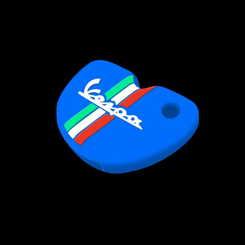 For Vespa New Styling Silicone Rubber Key Case Cover Enrico Piaggio GTS300 LX150 Fly 125 3vte Gts 200 Motorcycle Keys