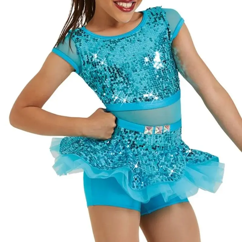 

New dance costume professional jazz dance dress performance dress Lodysuit Latin dress