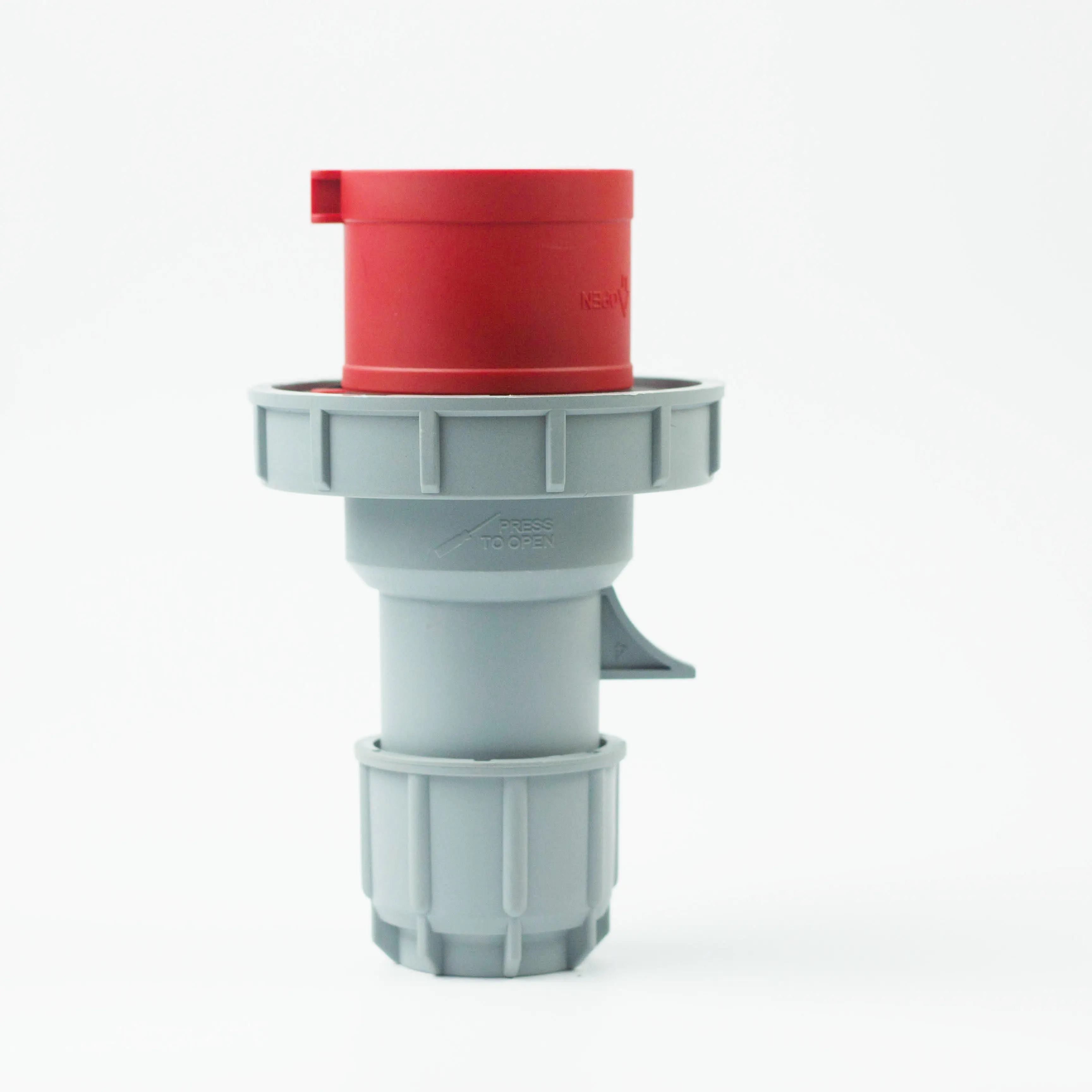 Enchufe macho industrial de 4 pines, color rojo de austria, Europa, IP67, 63A, 125A, 380V, PCE, IP67, 2P + E + N
